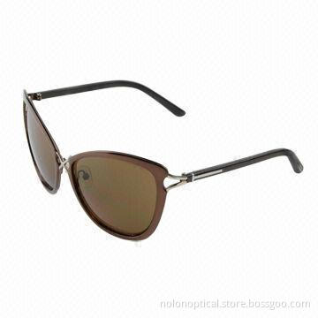 New designer metal sunglasses for women, polarized lens, OEM/ODM are welcome